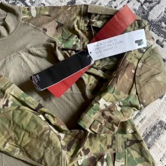 SOLD …NWT Massif Army Combat Long Sleeve Flame resistant  Mens Medium - Picture 4 of 4